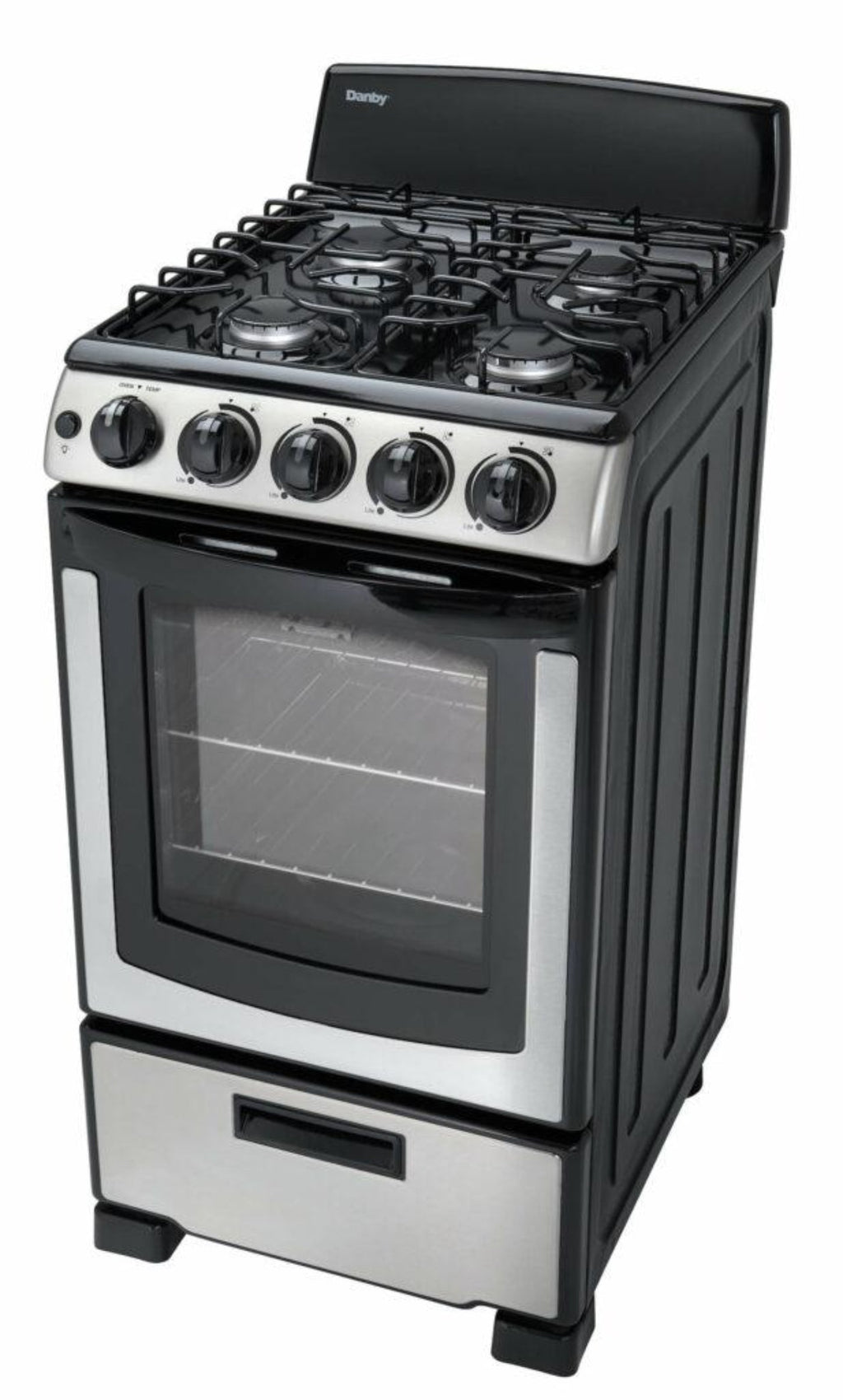 DANBY Danby 20" Wide Gas Range in Stainless Steel - DR203BSSGLP