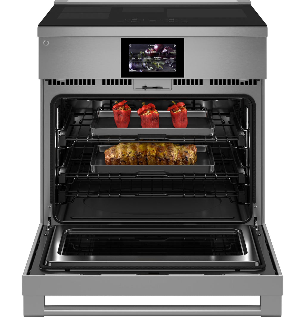 MONOGRAM Monogram 30" Induction Professional Range with 4 elements in Stainless Steel - ZHP304ETVSS