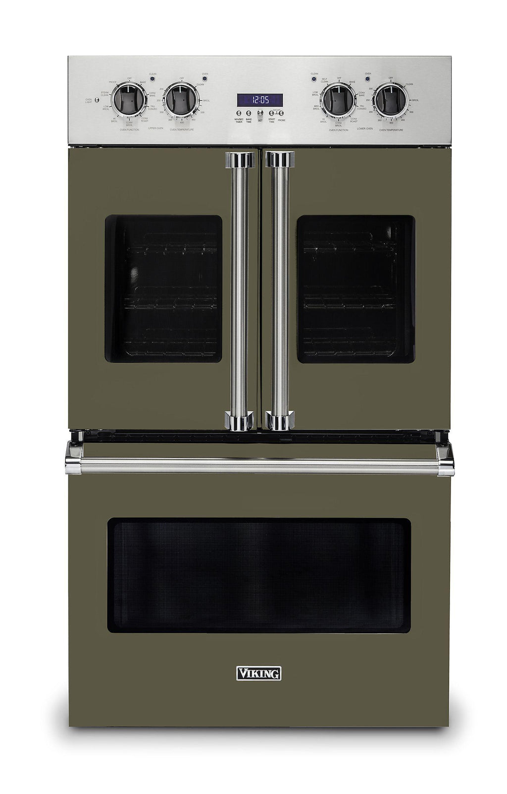 VIKING 30" Electric Double French-Door Oven Gray - VDOF7301MA