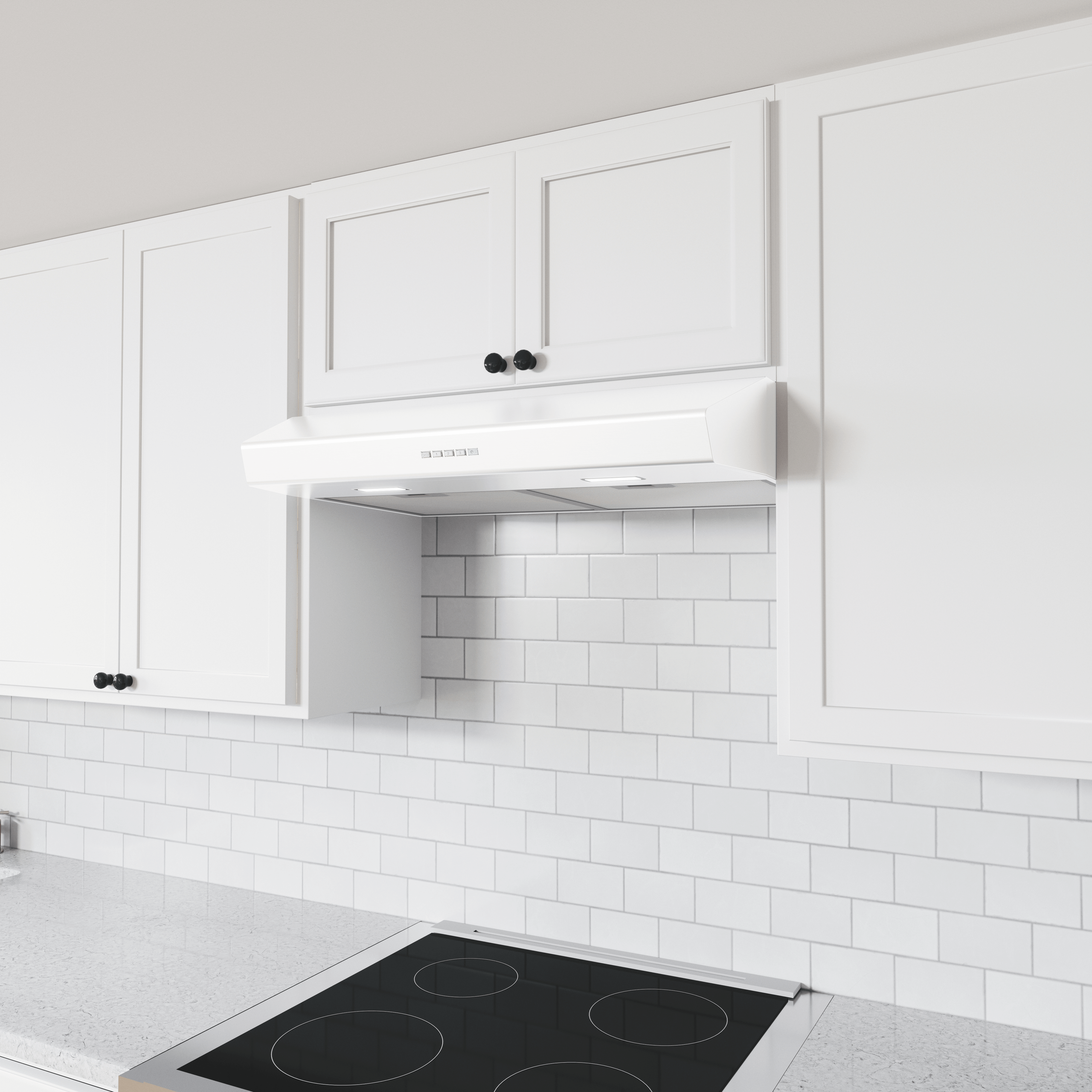 ZEPHYR Breeze II, Under Cabinet, 36", White, LED White - AK1236CW