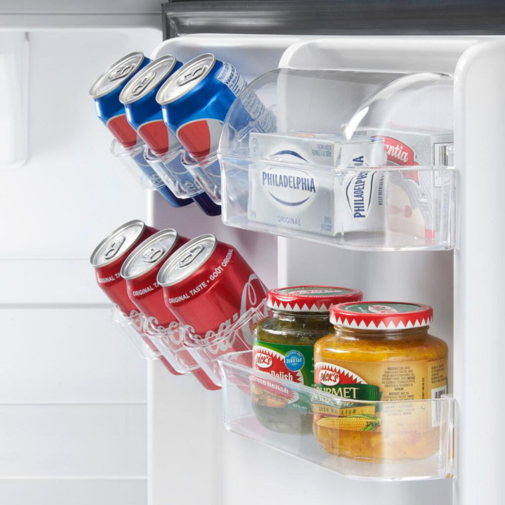 DANBY Danby 10.1 cu. ft. Top Mount Apartment Size Fridge in Stainless Steel Look in Stainless Steel - DFF101B1BSLDB
