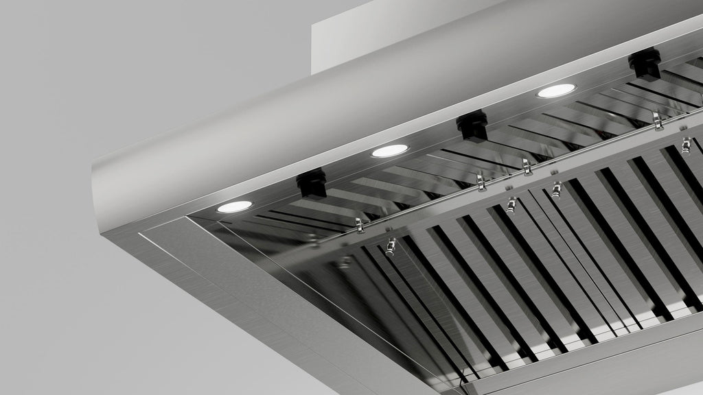 XO APPLIANCE XOGV48S Outdoor hood, 48"W, 33"D, 18"T, 1200CFM, LEDs, pro baffle filters in Stainless Steel - XOGV48S
