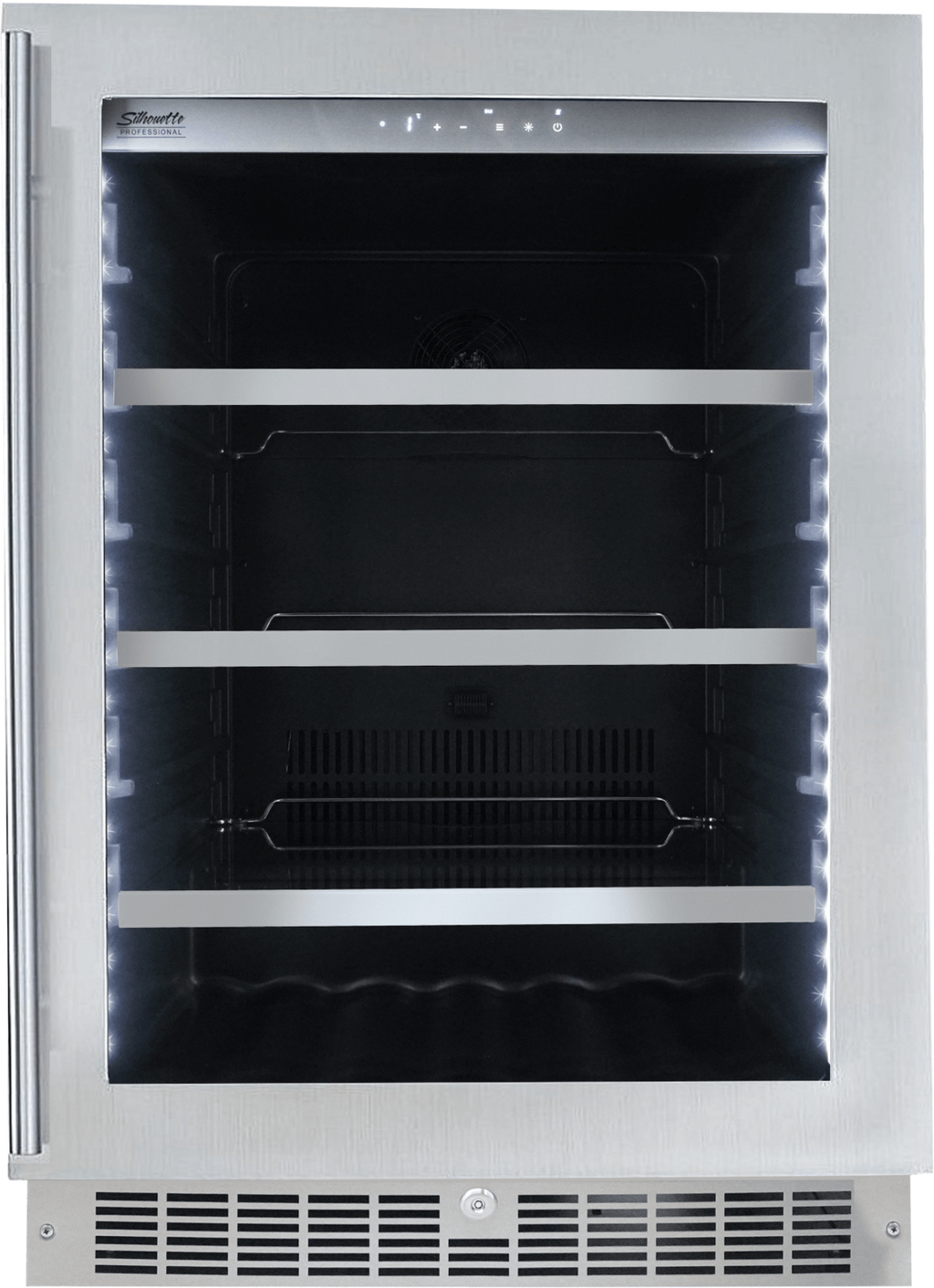 SILHOUETTE Silhouette Pro - 24" Built-in Beverage Center in Stainless Steel - SPRBC056D1SS