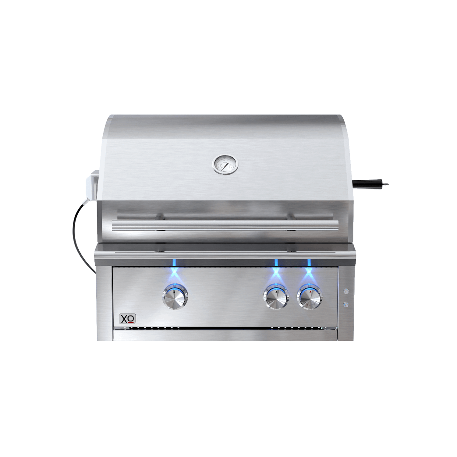 XO APPLIANCE XOGRILL30L 30" Grill 2 Burner with Rotiss Burner LP in Stainless Steel - XOGRILL30L