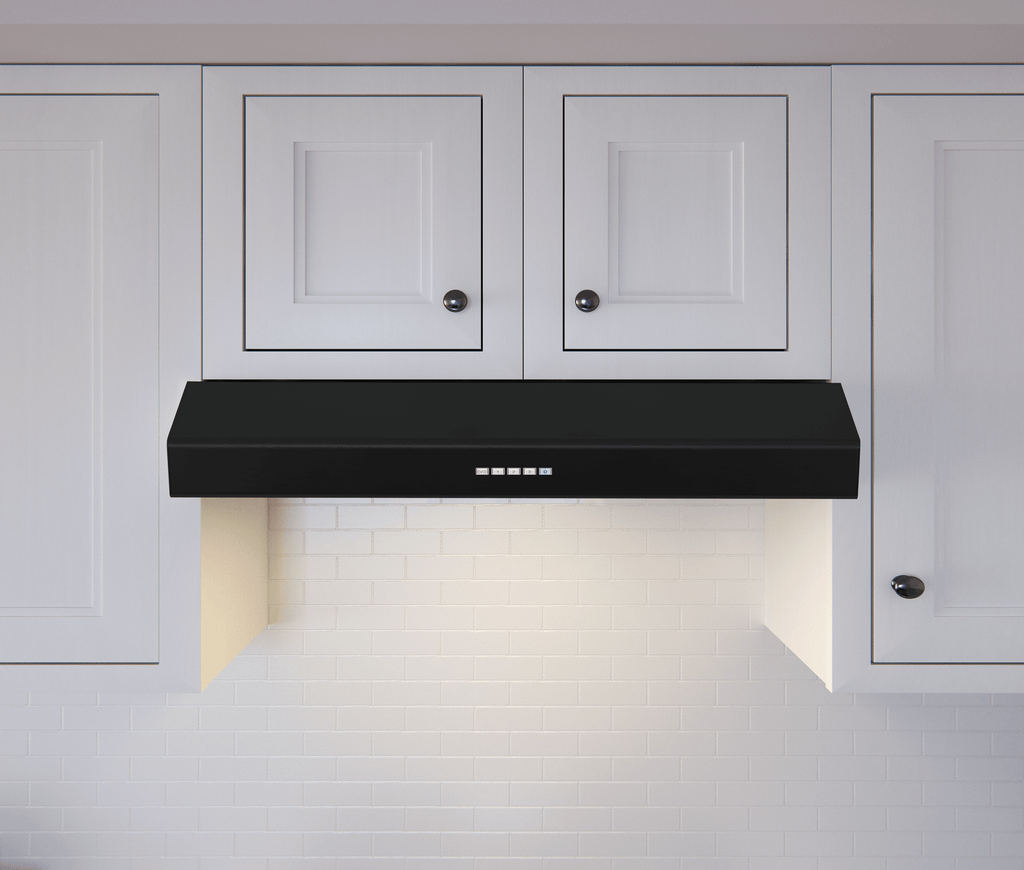 ZEPHYR Breeze II, Under Cabinet, 36", Black, LED Black - AK1236CB