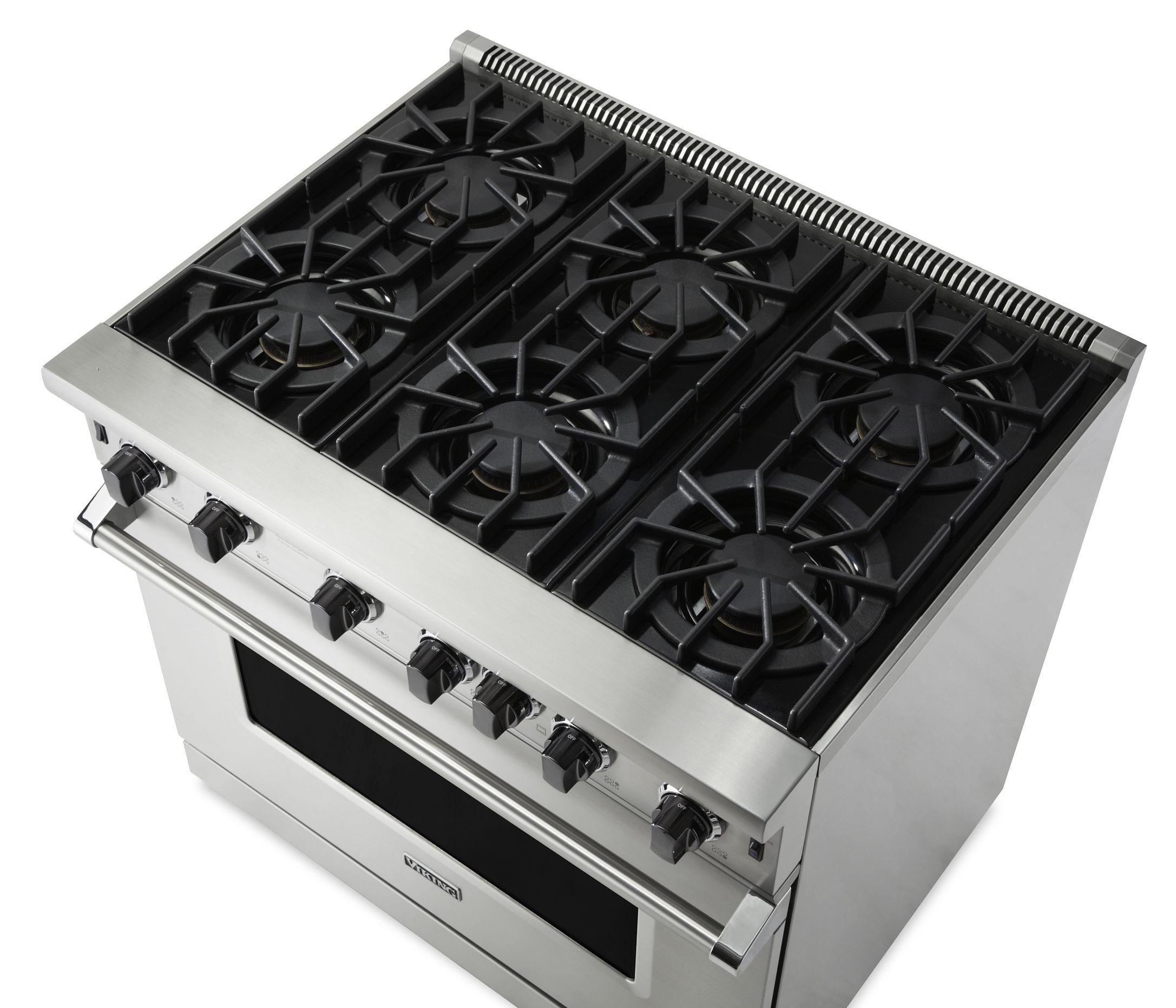 VIKING 36" Open Burner Gas Range Viking 5 Series Pink - VGIC53626BBH