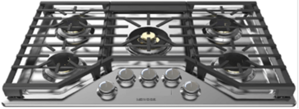 MONOGRAM Monogram 36" Deep-Recessed Gas Cooktop in Stainless Steel - ZGU36RSLSS