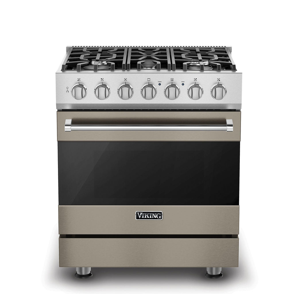VIKING 30" Self-Cleaning Dual Fuel Range Viking 3 Series Gray - RVDR33025BNA