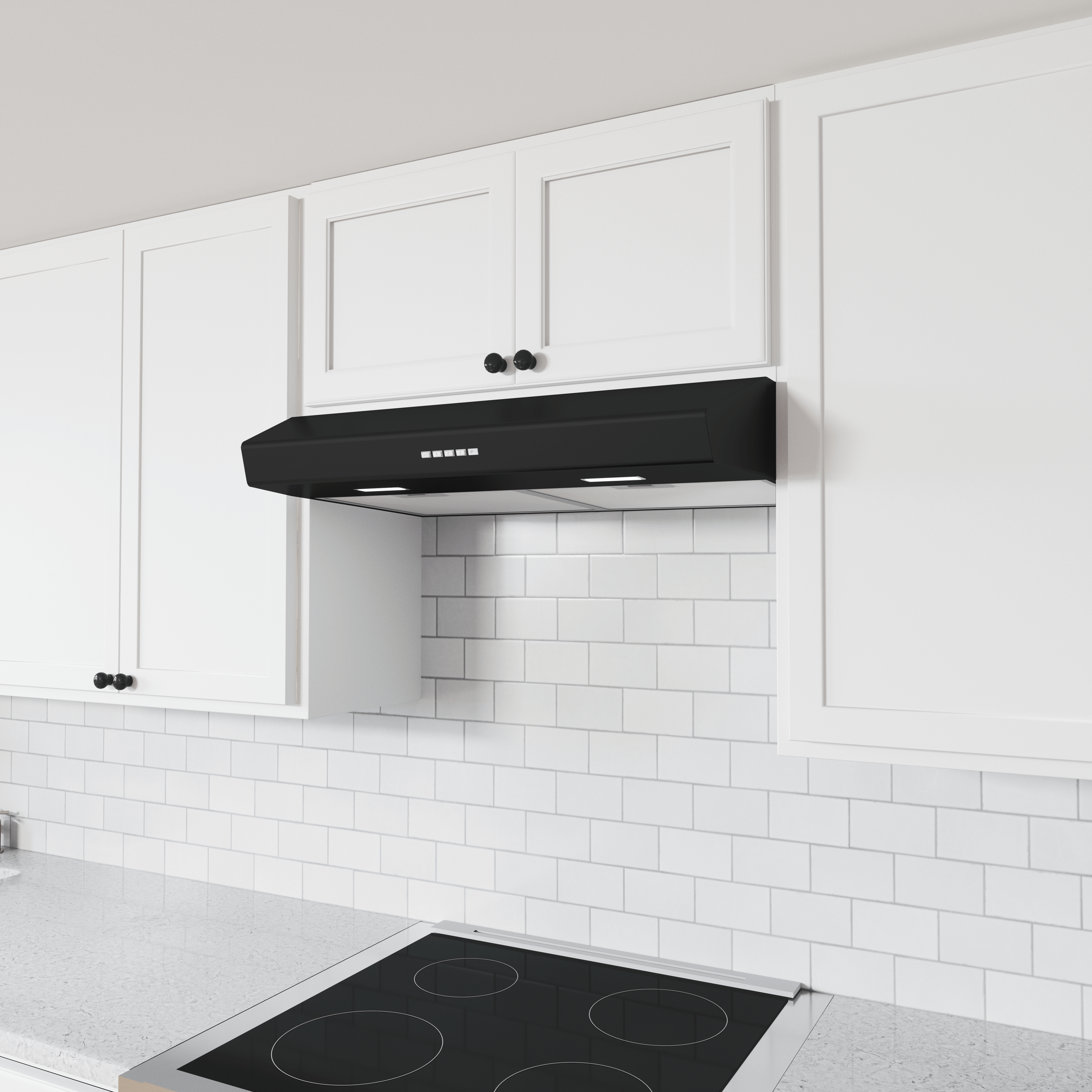 ZEPHYR Breeze II, Under Cabinet, 36", Black, LED Black - AK1236CB