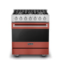 VIKING 30" Self-Cleaning Dual Fuel Range Viking 3 Series Red - RVDR33025BSCLP