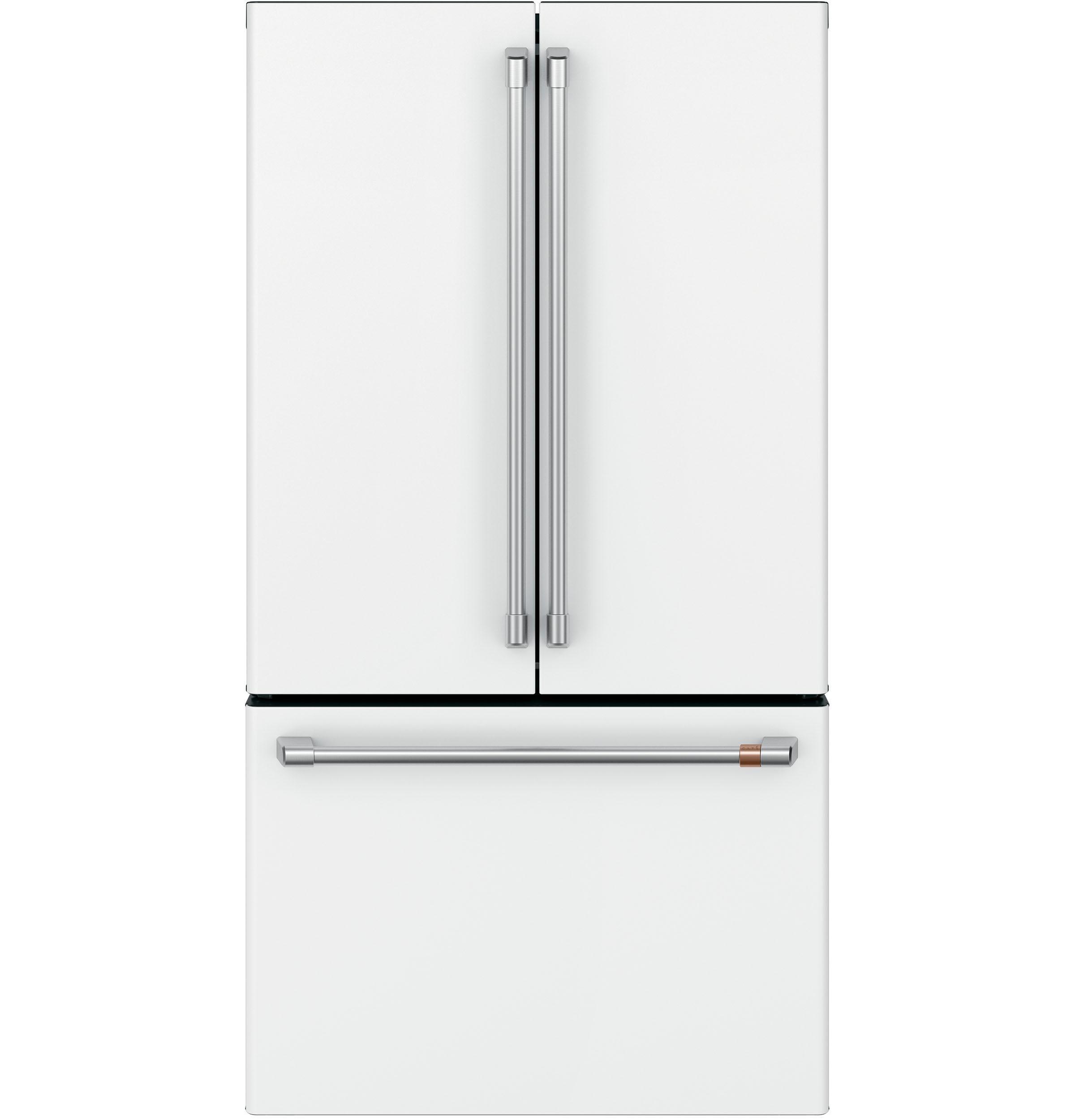 CAFE CWE23SP4MW2 CAFé™ ENERGY STAR® 23.1 Cu. Ft. Smart Counter-Depth French-Door Refrigerator White