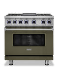 VIKING 36" Dual Fuel Range - VDR7362 Viking 7 Series Gray - VDR73624GMALP