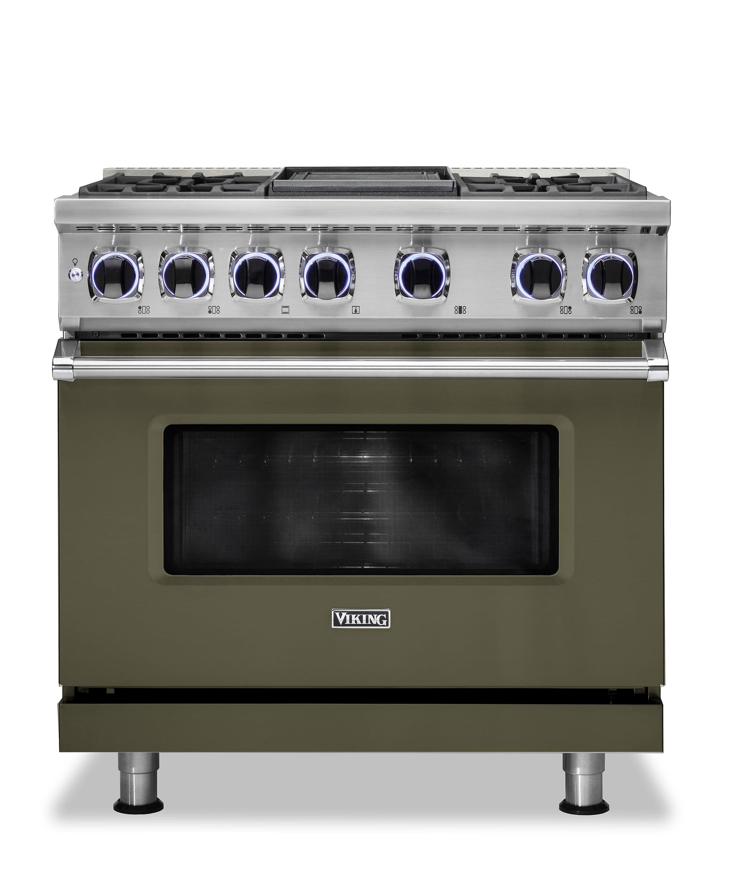 VIKING 36" Dual Fuel Range - VDR7362 Viking 7 Series Gray - VDR73624GMALP