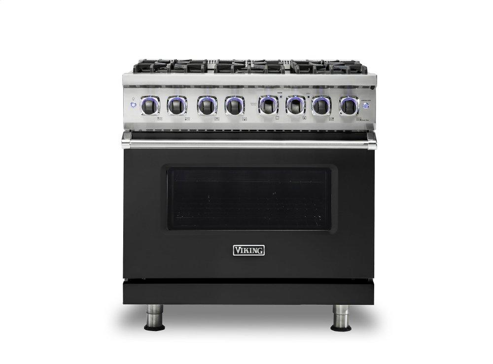 VIKING 36" Dual Fuel Range - VDR7362 Viking 7 Series Black - VDR73626BCS