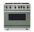 VIKING 36" Open Burner Gas Range Viking 5 Series Green -   VGIC53626BEU