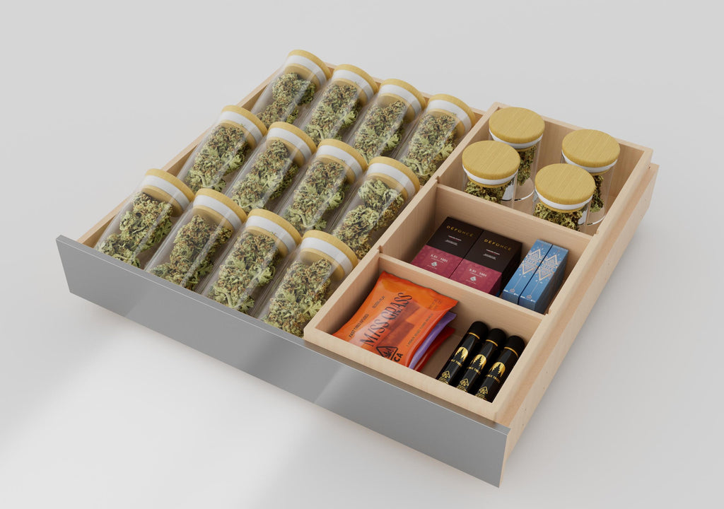 XO APPLIANCE XOU24WWGOR Wine and Weed 24" Panel Ready Glass, Right Hinge Custom Panel Ready - XOU24WWGOR