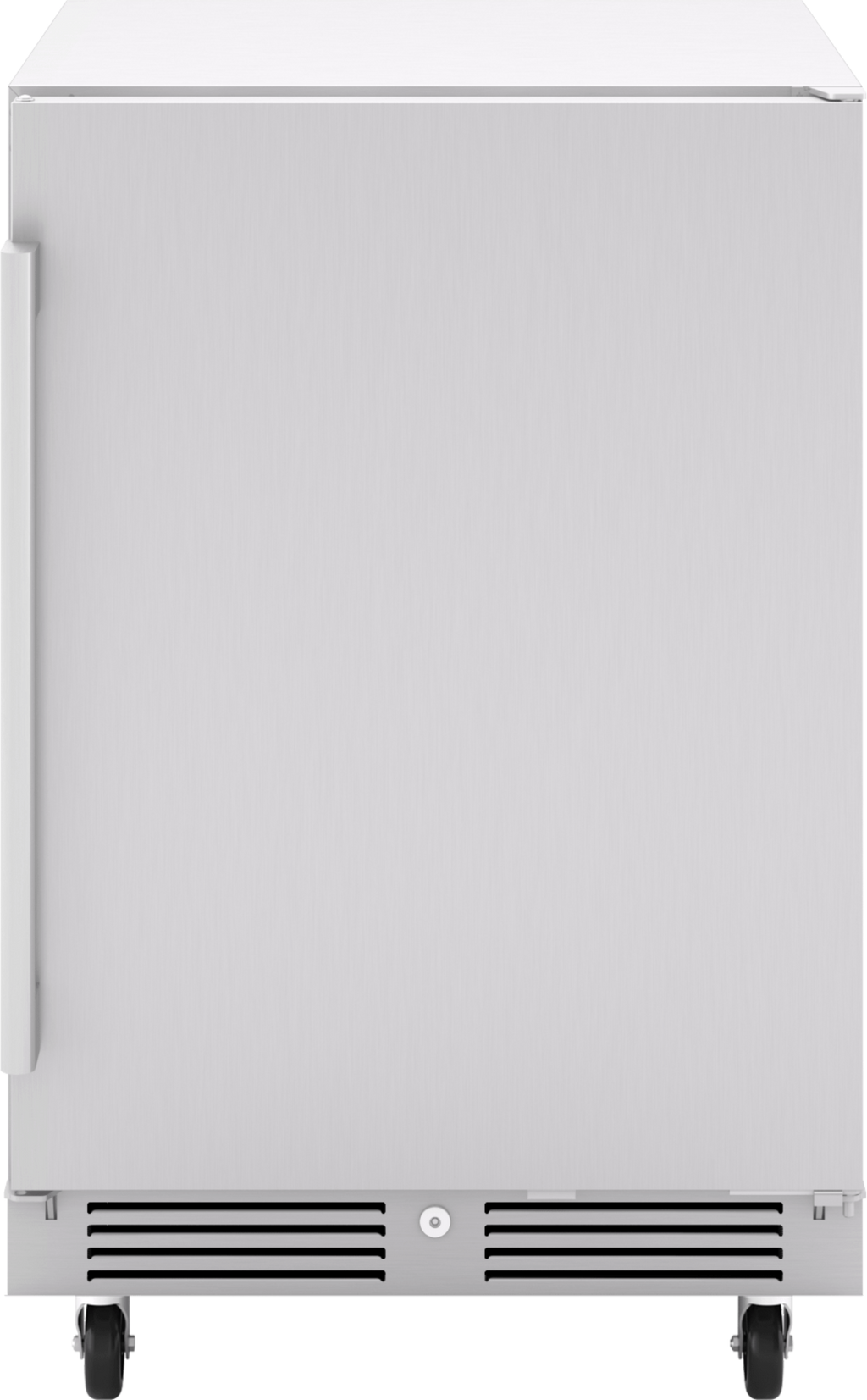 ZEPHYR Presrv Refrigerator, 24in Compact, Outdoor SS, Reversible, Lock, 1 Zone in Stainless Steel - PRR24C01ASOD