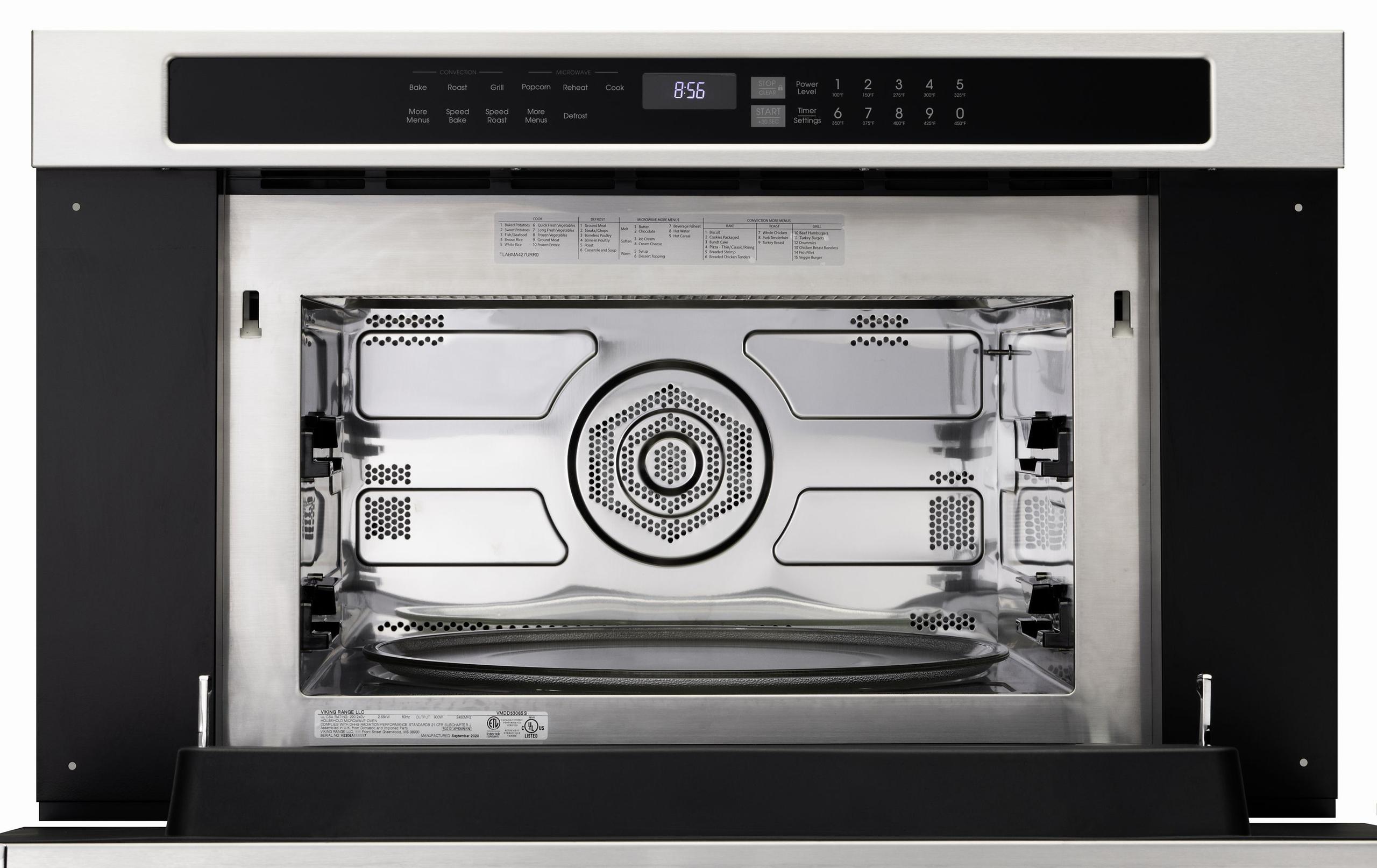 VIKING Viking Drop Down Door Convection/Speed Microwave Oven in Stainless Steel - VMDD5306SS