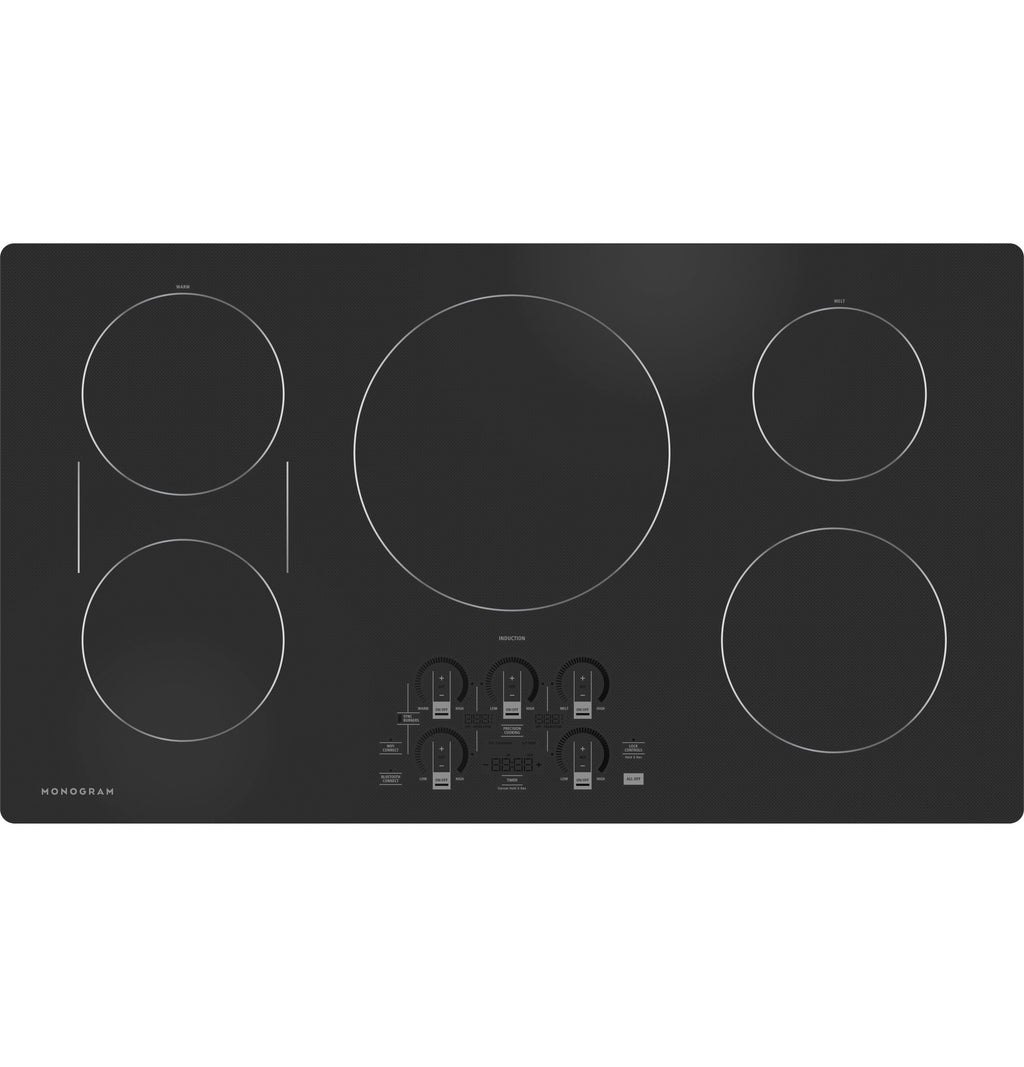 MONOGRAM Monogram ENERGY STAR 36" Induction Cooktop Black - ZHU36RDTBB