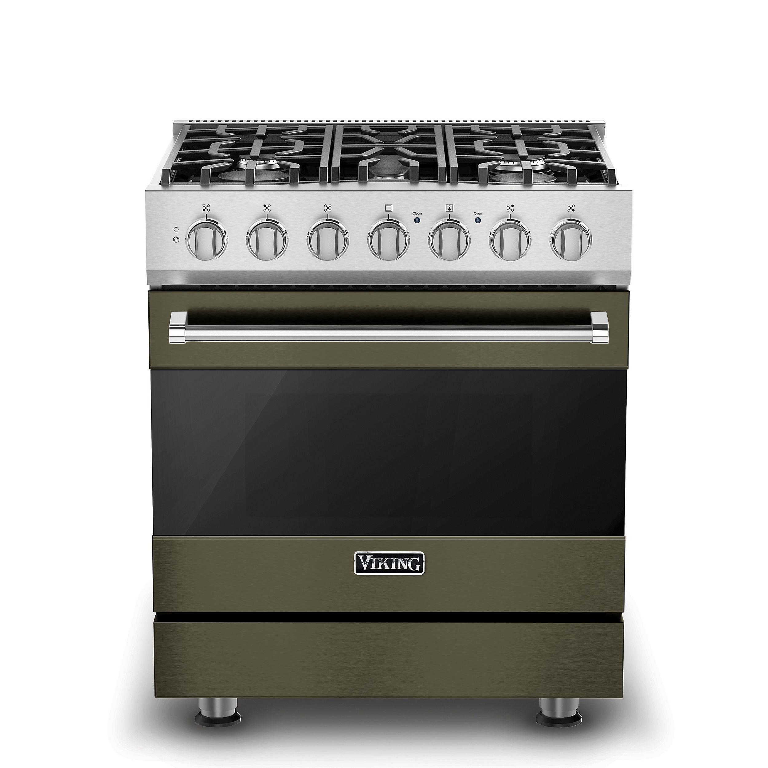 VIKING 30" Self-Cleaning Dual Fuel Range Viking 3 Series Gray - RVDR33025BMALP