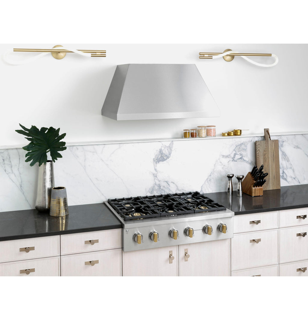 MONOGRAM Monogram 36" Professional Gas Rangetop with 6 Burners in Stainless Steel - ZGU366NTSS