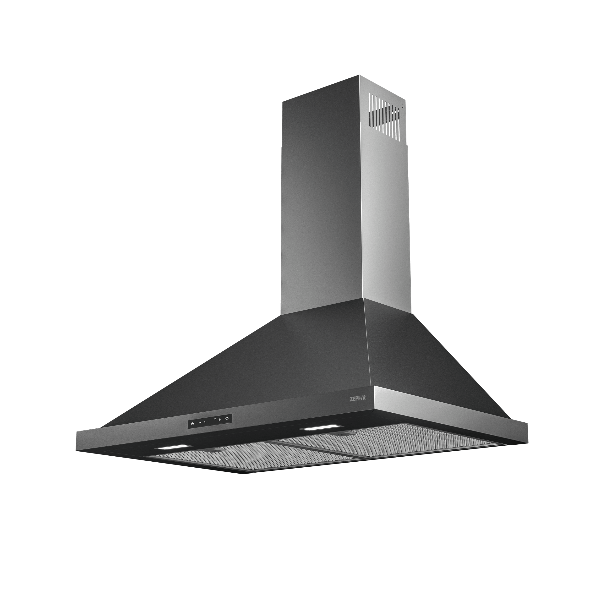 ZEPHYR Ombra, Wall, 30", Black SS, 600 CFM Black in Stainless Steel - ZOME30BBS