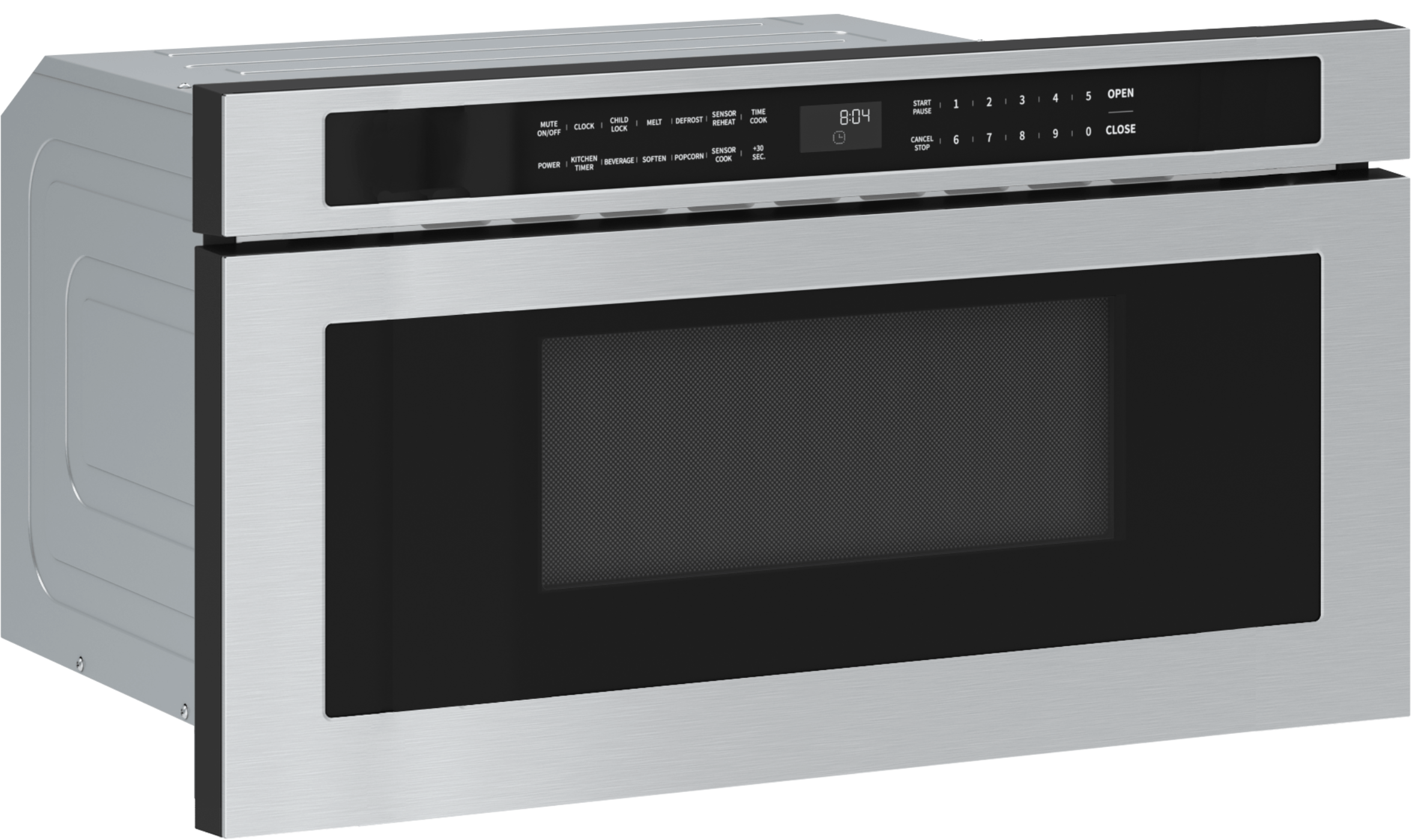 ZEPHYR Microwave Drawer, 30in, Built-In, SS, 1.2 cu. ft. in Stainless Steel - MWD3001AS