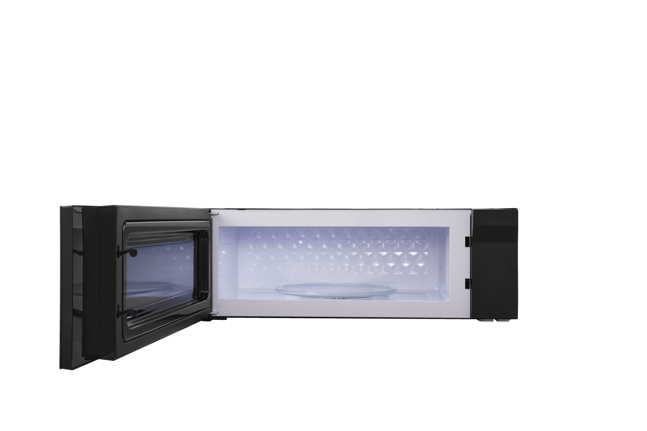 XO APPLIANCE XOOTR30LPS Low-Profile 30" Over-The-Range Microwave Oven in Black Glass with in Stainless Steel Trim Black On Stainless - XOOTR30LPS