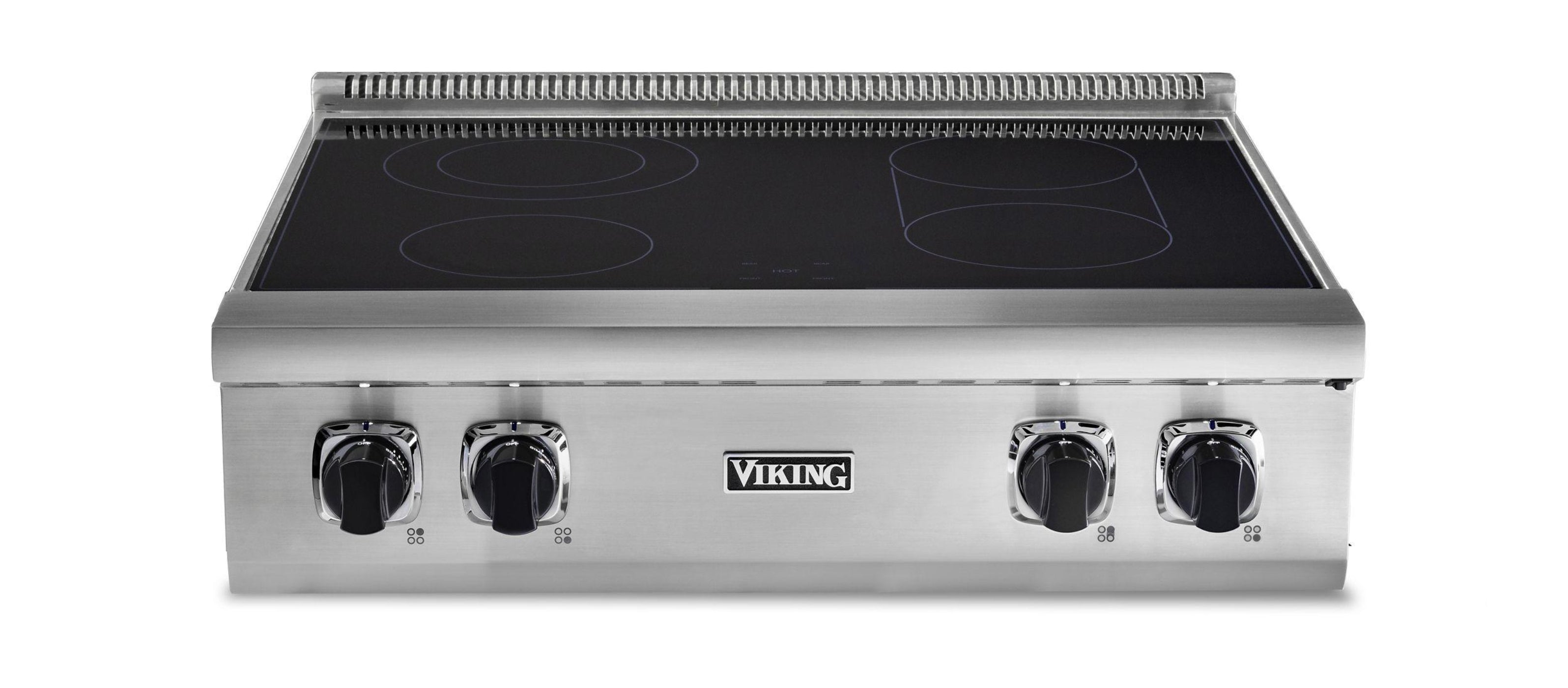 VIKING 30" 5 Series Electric Rangetop - VERT in Stainless Steel - VERT53014BSS