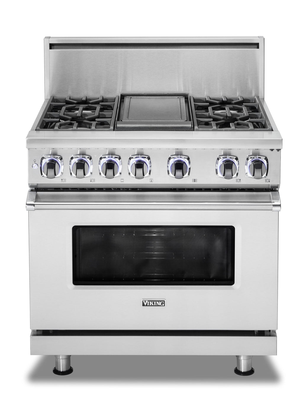 VIKING 36" Dual Fuel Range - VDR7362 Viking 7 Series Yellow - VDR73624GDALP