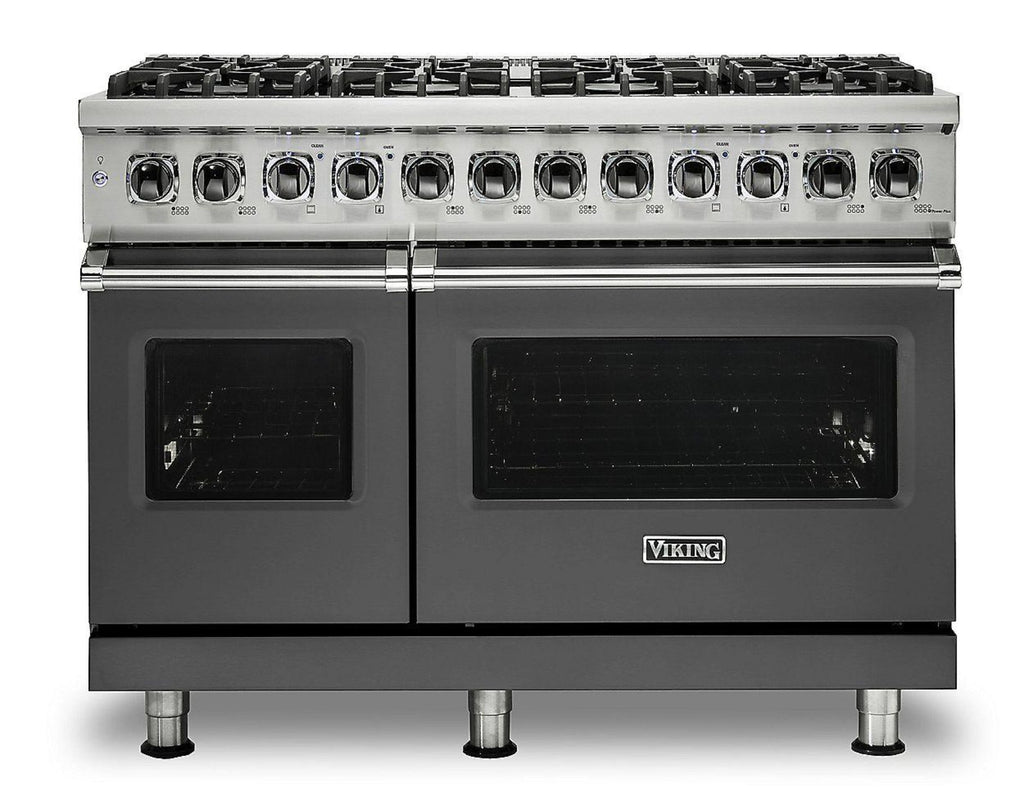 VIKING 48" Dual Fuel Range - VDR548 Viking 5 Series Gray - VDR5488BDG