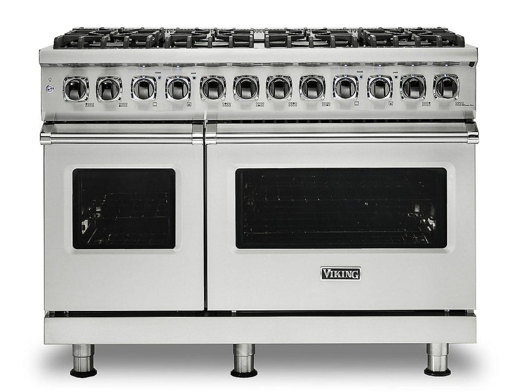 VIKING 48" Dual Fuel Range - VDR548 Viking 5 Series in Stainless Steel - VDR5488BSS