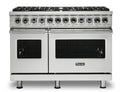VIKING 48" Dual Fuel Range - VDR548 Viking 5 Series in Stainless Steel - VDR5488BSS