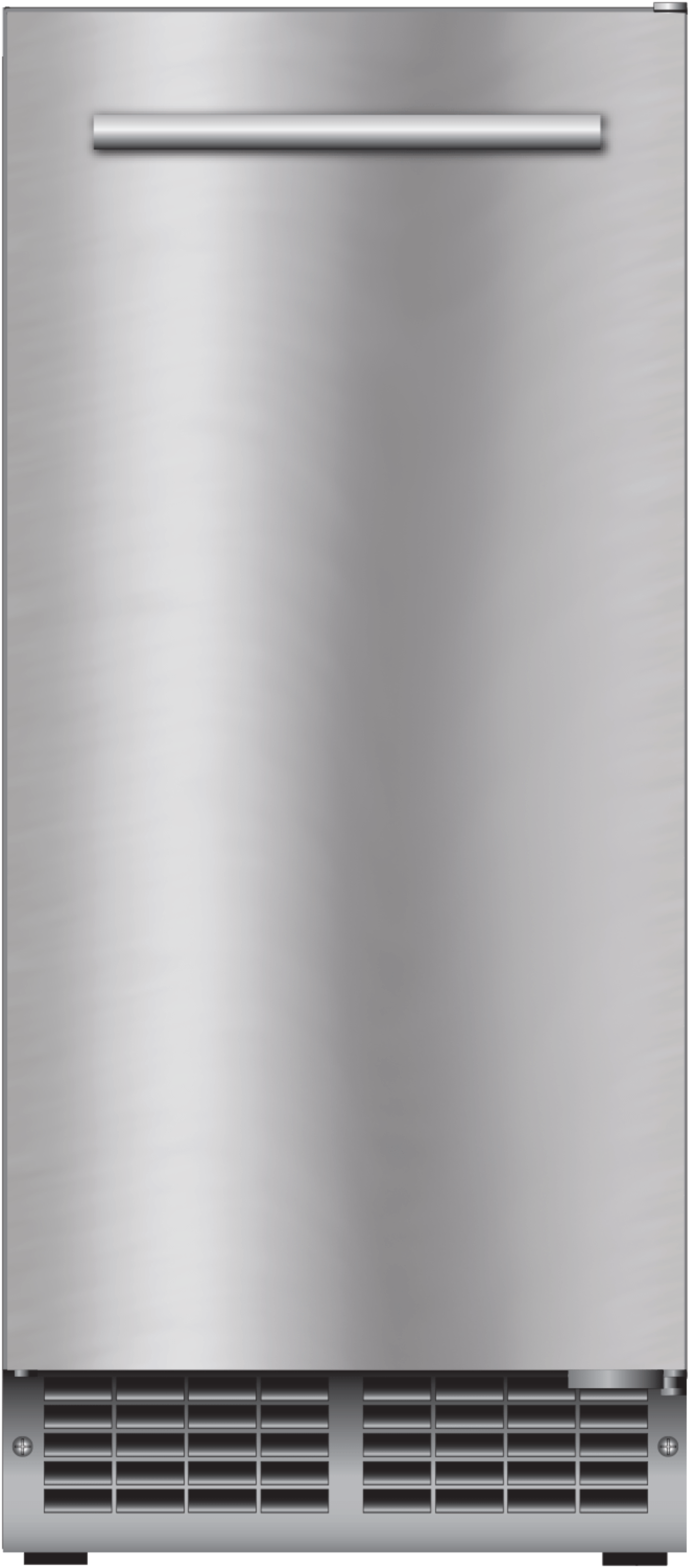 XO APPLIANCE XOUIM1565SP 15" Clear Gourmet Ice Maker Fingerprint Resistant in Stainless Steel w Pump in Stainless Steel - XOUIM1565SP
