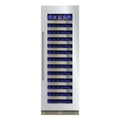 XO APPLIANCE XOU2470WGS Tall Single Zone Wine Cooler, Glass with in Stainless Steel Trim in Stainless Steel - XOU2470WGS