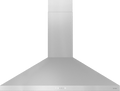 ZEPHYR Brisas Traditional Pyramid Wall, 36" SS, ACT, LED in Stainless Steel - BVEE36CS