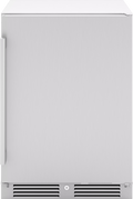 ZEPHYR Presrv Refrigerator, 24in Compact, Outdoor SS, Reversible, Lock, 1 Zone in Stainless Steel - PRR24C01ASOD