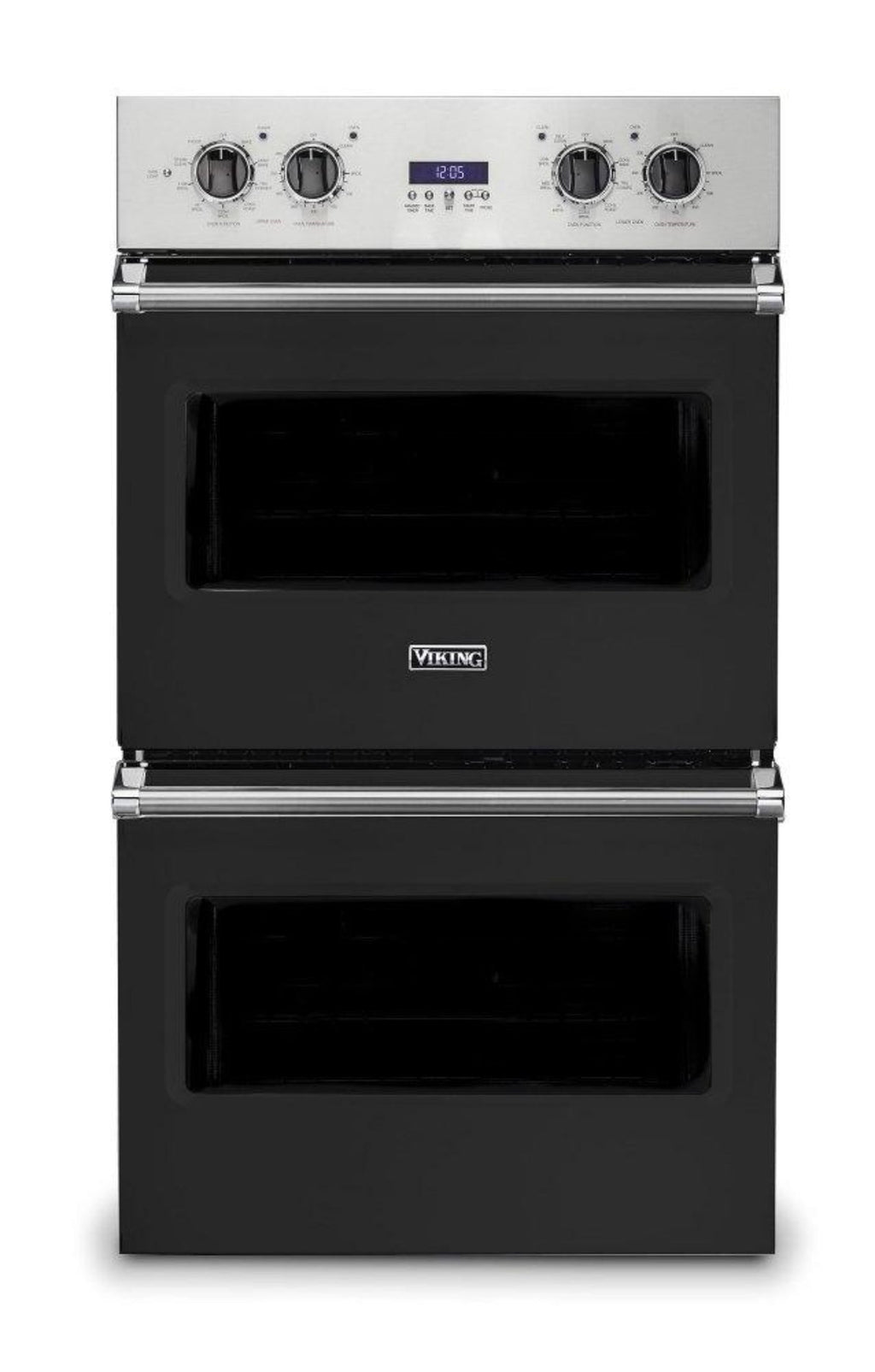 VIKING 30" Electric Double Select Oven Black - VDOE130CS
