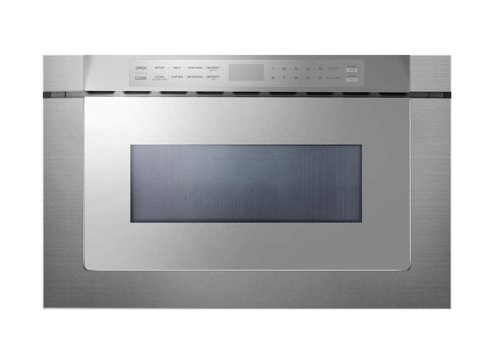 XO APPLIANCE XOMWD24SM 24" Built-In Microwave Drawer - Silver Mirror Finish Silver - XOMWD24SM