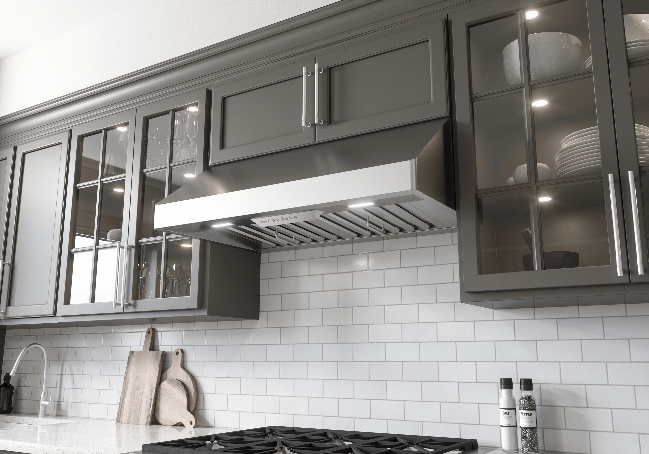 ZEPHYR Tempest I, 11in UC, 36in, SS, LED, ACT in Stainless Steel - AK7036CS
