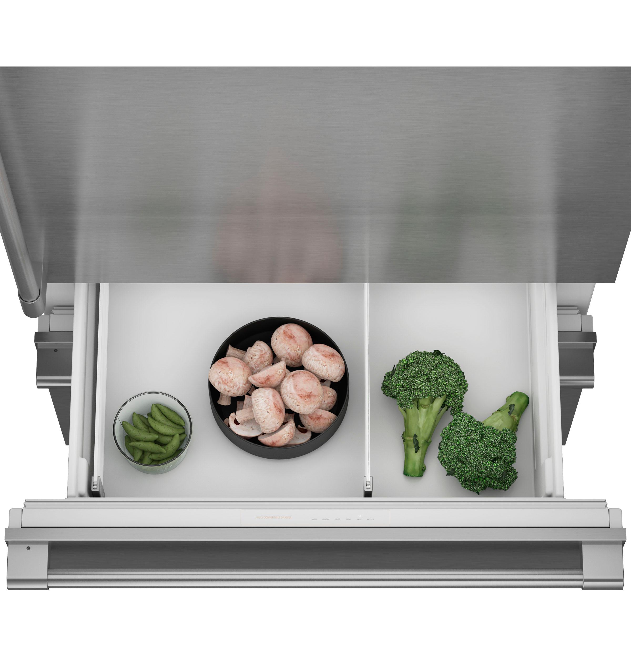 MONOGRAM Monogram 36" Panel-Ready Integrated Bottom-Freezer Refrigerator- Right Hinge Custom Panel Ready - ZIC363NBVRH