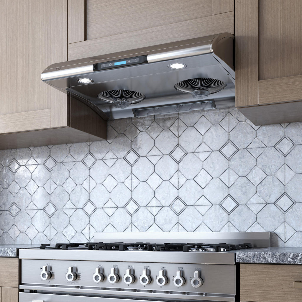 XO APPLIANCE XOA36S 550 CFM 36" Filter Free Under Cabinet Range Hood in Stainless Steel - XOA36S