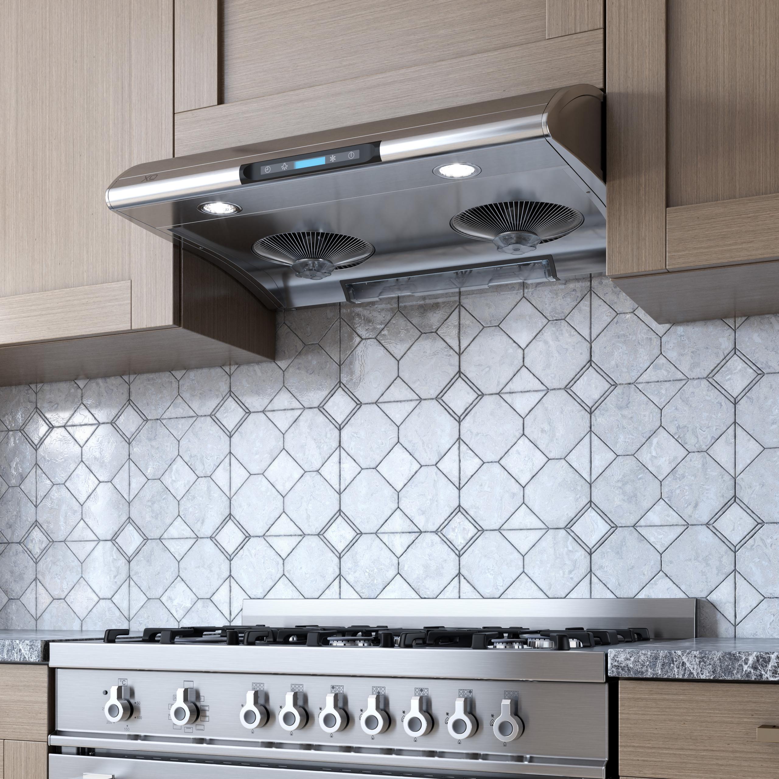 XO APPLIANCE XOA36S 550 CFM 36" Filter Free Under Cabinet Range Hood in Stainless Steel - XOA36S