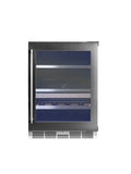 SILHOUETTE Silhouette Pro Gen 3 - 24" Built-in Wine and Beverage Center in Stainless Steel - SPRWBC052D3SS
