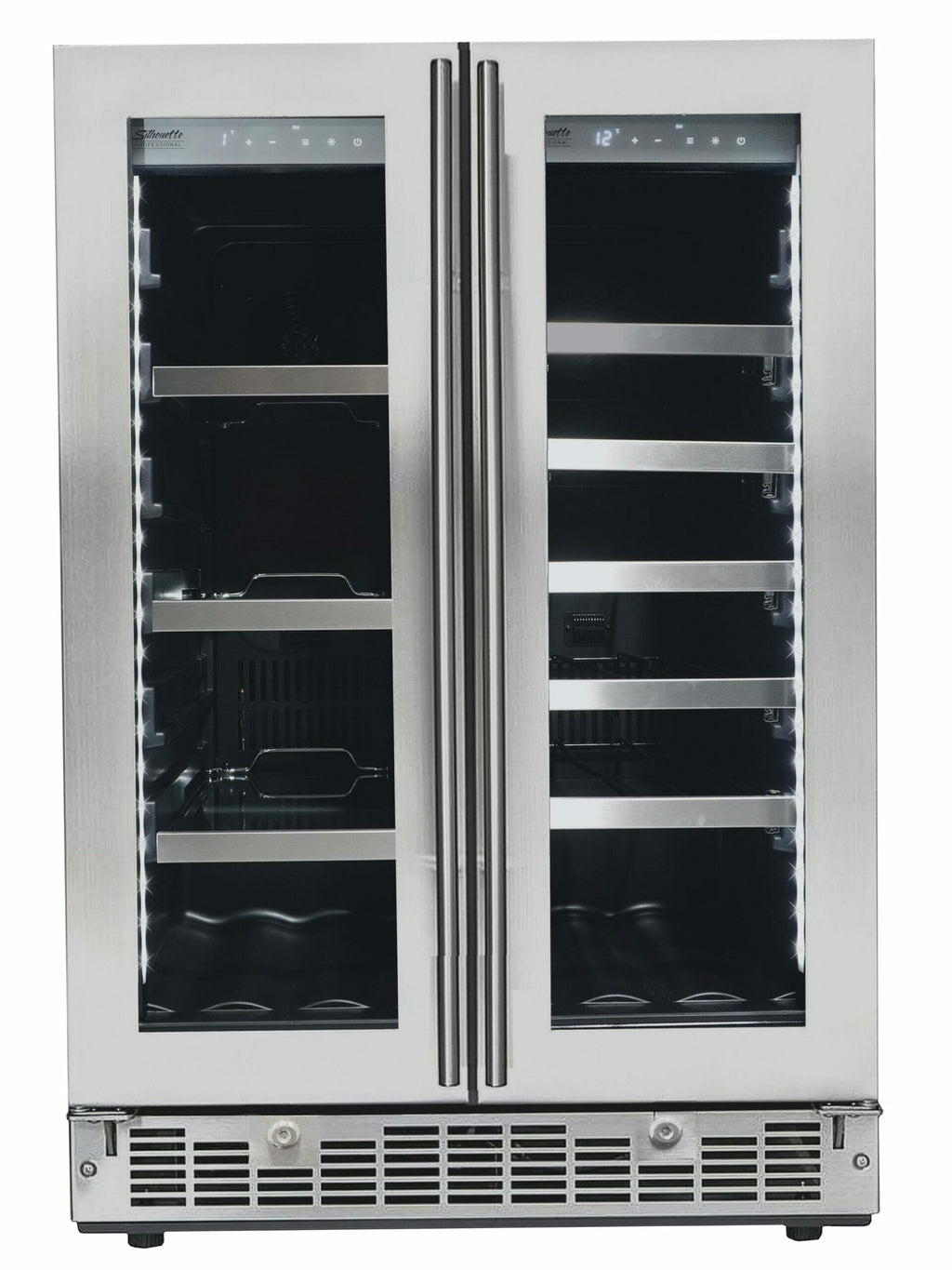 SILHOUETTE Silhouette - 24" Built-in Beverage Center in Stainless Steel - SPRBC047D1SS