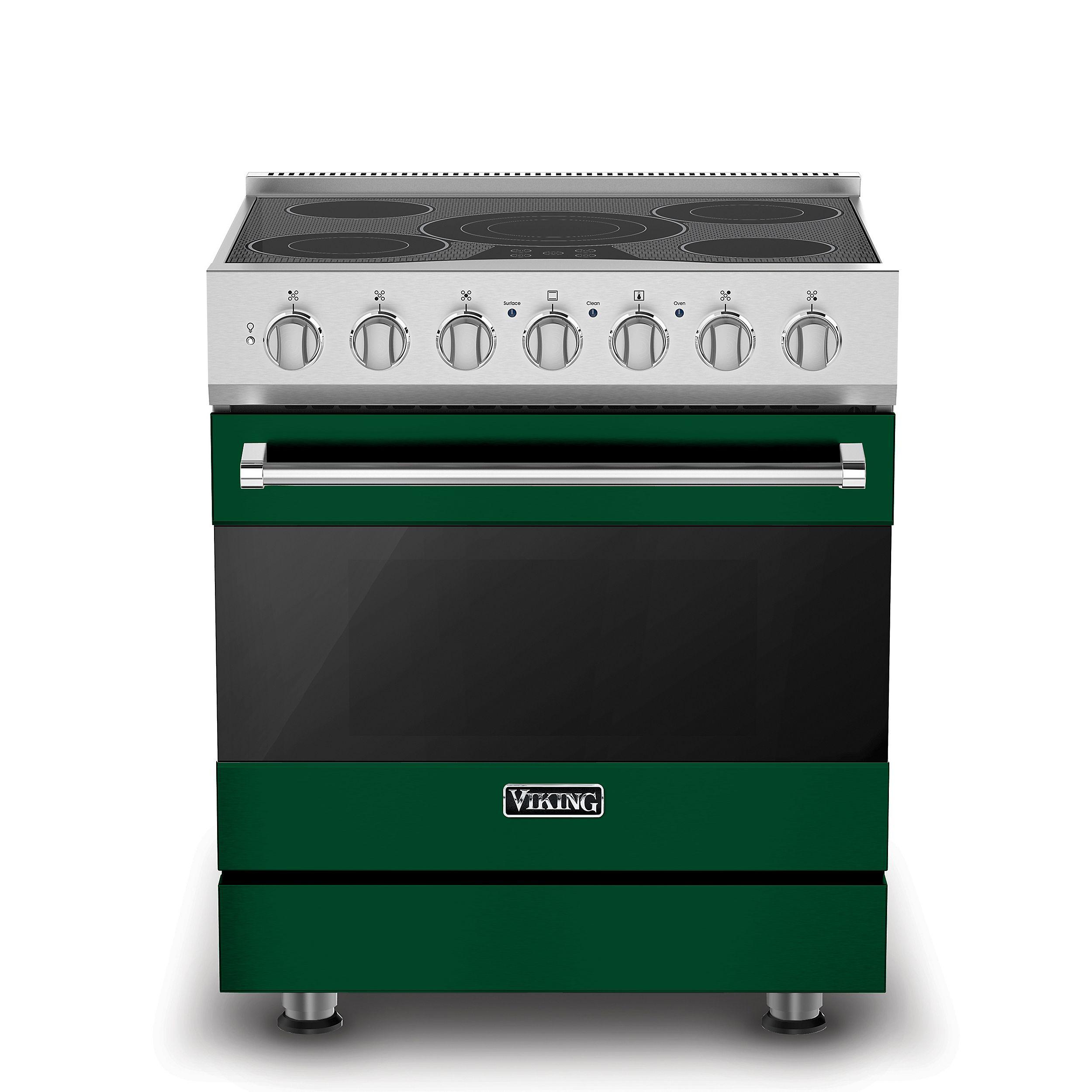 VIKING 30" Self-Cleaning Electric Range Viking 3 Series Green - RVER33015BIV