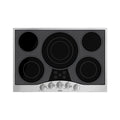 VIKING 30" Electric Cooktop - RVEC in Stainless Steel On Black - RVEC3305BSB