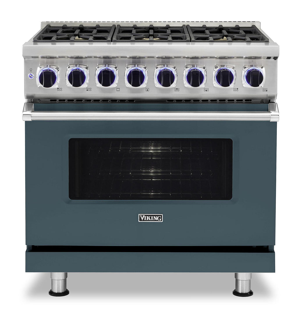 VIKING 36" Dual Fuel Range Viking 7 Series Gray - VDR73626BSQ