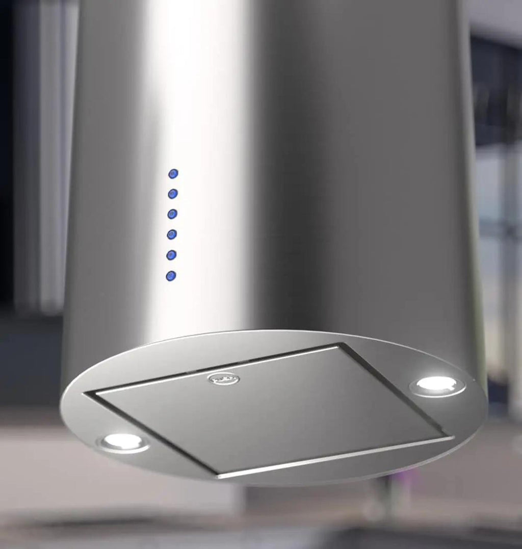 XO APPLIANCE XOCYLI16SC 600/395 CFM Designer Cylinder Island in Stainless Steel - XOCYLI16SC