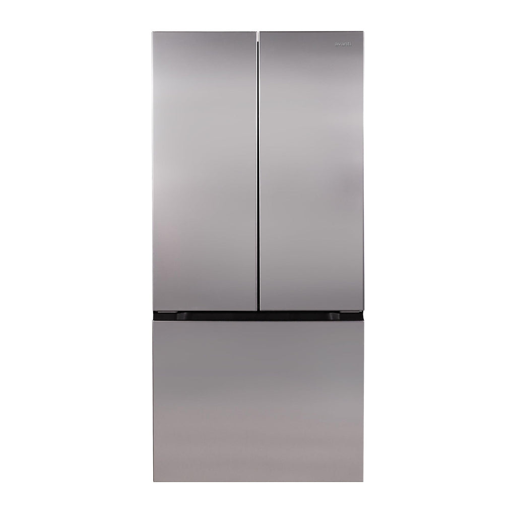 AVANTI Avanti Frost Free French Door Refrigerator, 17.5 cu. ft. in Stainless Steel - FFFDS175L3S